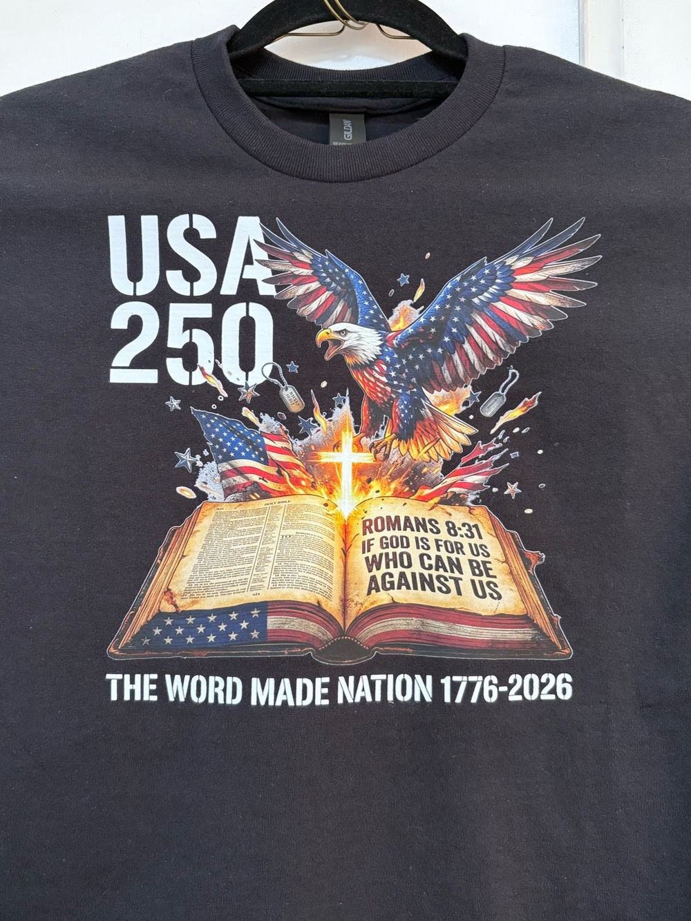 250 years Anniversary Christian USA T- Shirt